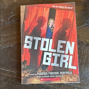 Scholastic Stolen Girl Novel - Red and Black Cover